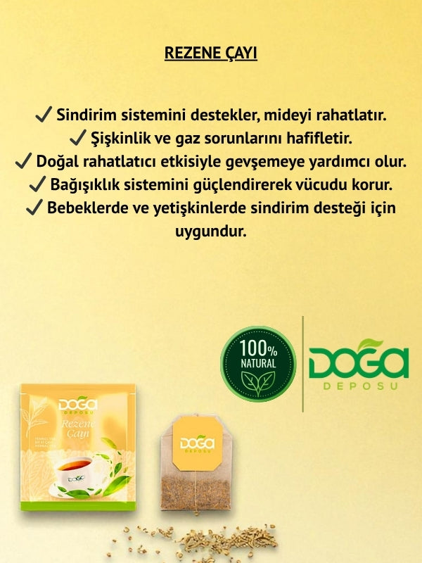 Rezene Çayı – Sindirimi Rahatlatan Doğal Çay 20'li
