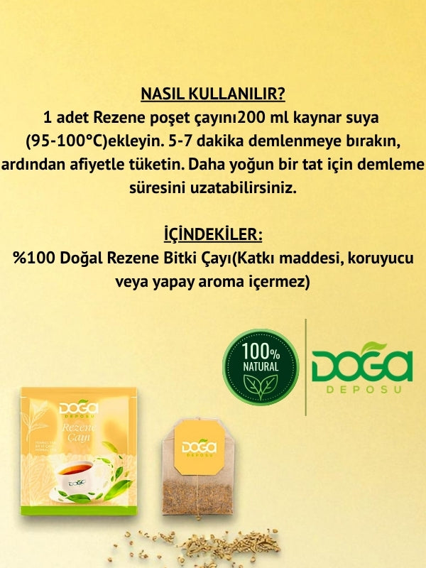Rezene Çayı – Sindirimi Rahatlatan Doğal Çay 20'li