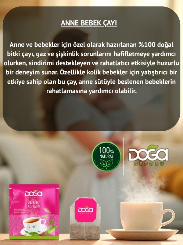 Anne Bebek Çayı – Emziren Anneler İçin Doğal ve Güvenli Bitki Çayı 20'li