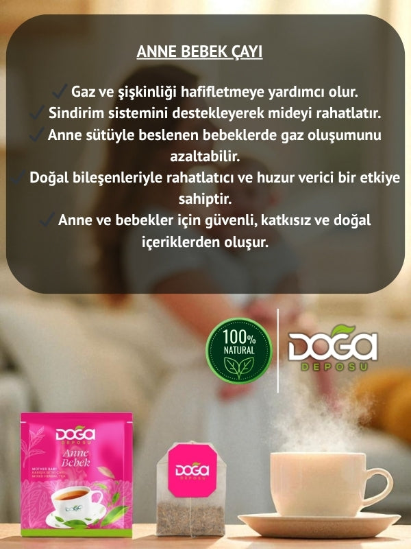 Anne Bebek Çayı – Emziren Anneler İçin Doğal ve Güvenli Bitki Çayı 20'li