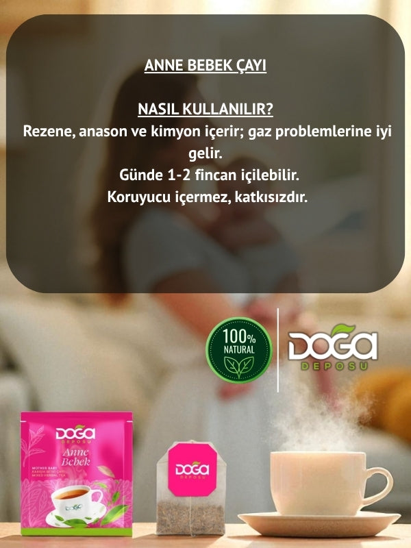 Anne Bebek Çayı – Emziren Anneler İçin Doğal ve Güvenli Bitki Çayı 20'li