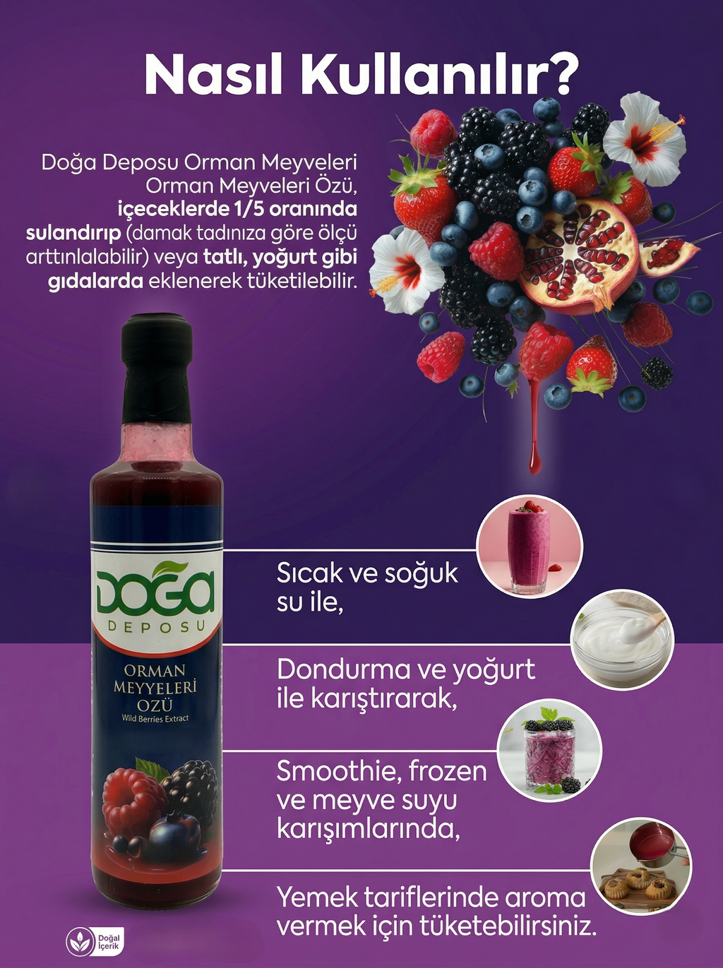 Orman Meyveleri Özü 670 Gr