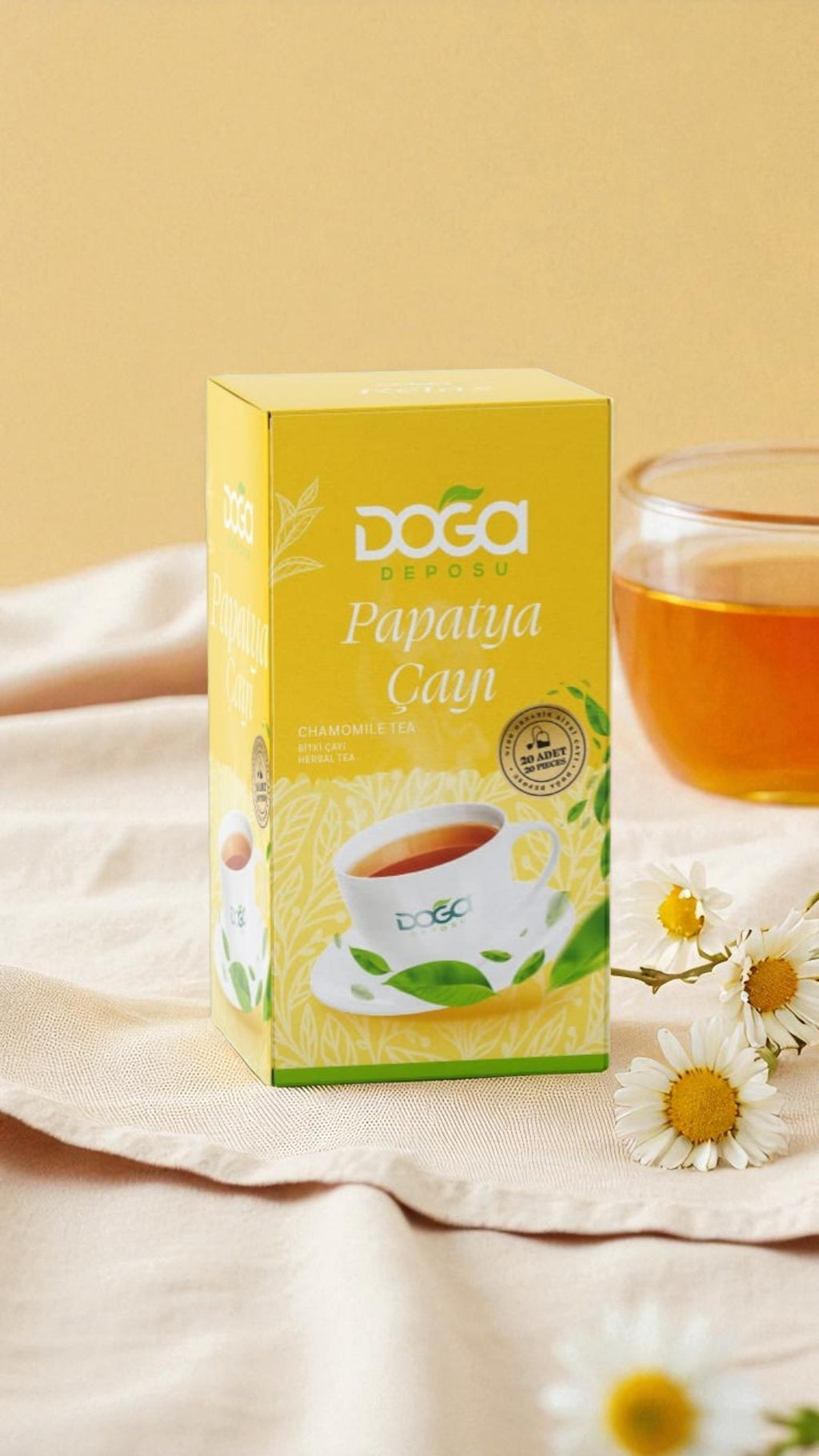 Papatya Çayı - Doğal Bitki Çayı, Rahatlatıcı Ve Uyku Destekleyici, 20’li