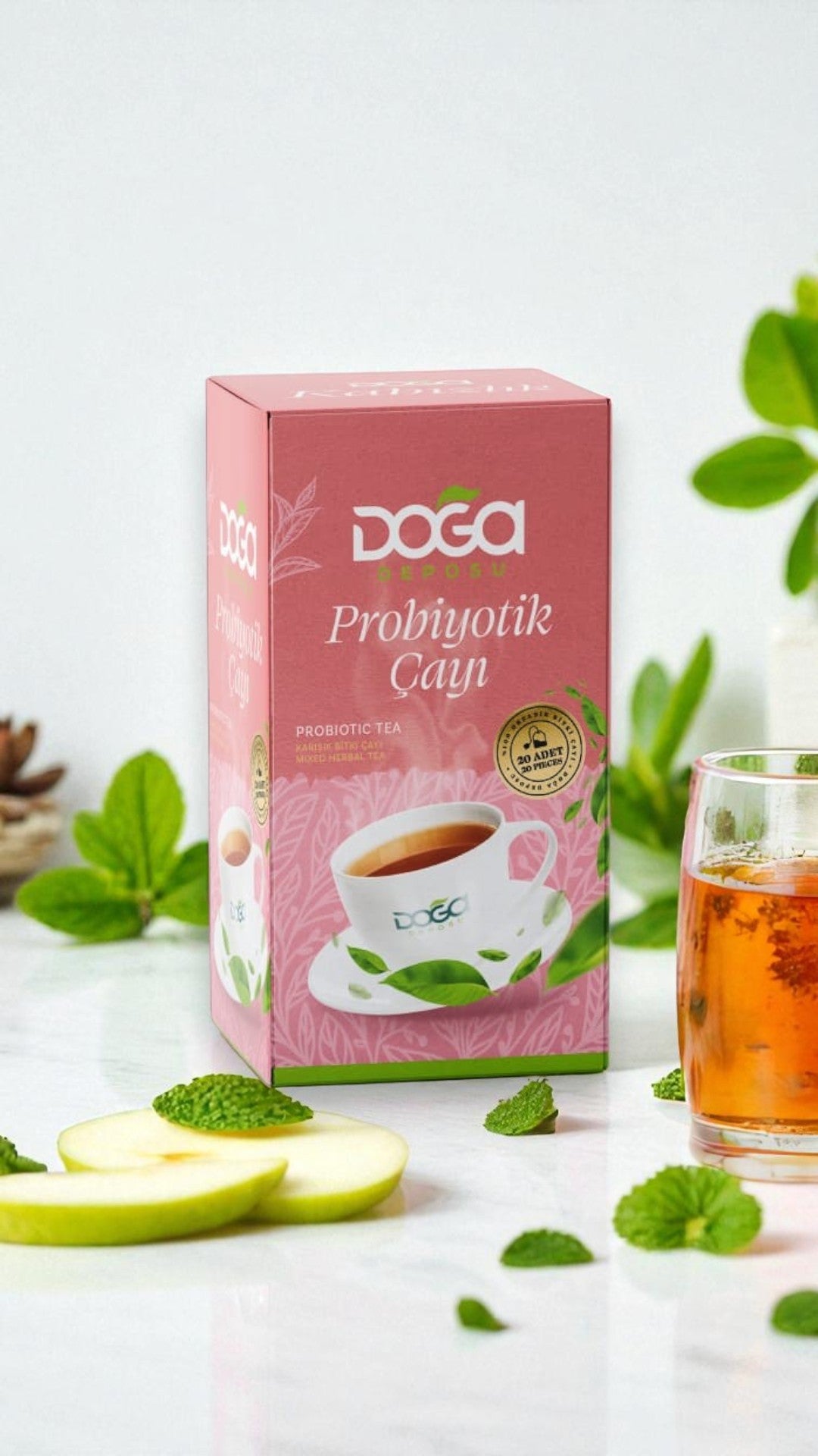 Probiyotik Çayı - Doğal Bitki Çayı, Sindirim Sistemini Destekleyici, 20’li